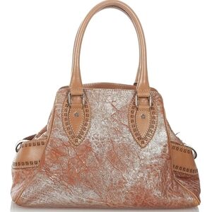 2× HP. Fendi Du Jour Leather Bag